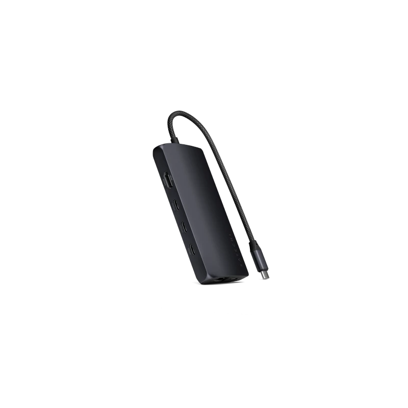 Satechi USB-C Multiport Adapter 8K - adapter USB-C (USB-C, HDMI, 3x USB 3.2 Gen 2 10Gbps, 1x USB 3.2 Gen 1 5Gbps, czytnik kart S