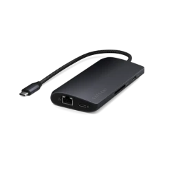 Satechi USB-C Multiport Adapter 8K - adapter USB-C (USB-C, HDMI, 3x USB 3.2 Gen 2 10Gbps, 1x USB 3.2 Gen 1 5Gbps, czytnik kart S