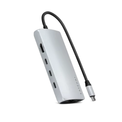 Satechi USB-C Multiport Adapter 8K - adapter USB-C (USB-C, HDMI, 3x USB 3.2 Gen 2 10Gbps, 1x USB 3.2 Gen 1 5Gbps, czytnik kart S
