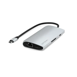 Satechi USB-C Multiport Adapter 8K - adapter USB-C (USB-C, HDMI, 3x USB 3.2 Gen 2 10Gbps, 1x USB 3.2 Gen 1 5Gbps, czytnik kart S