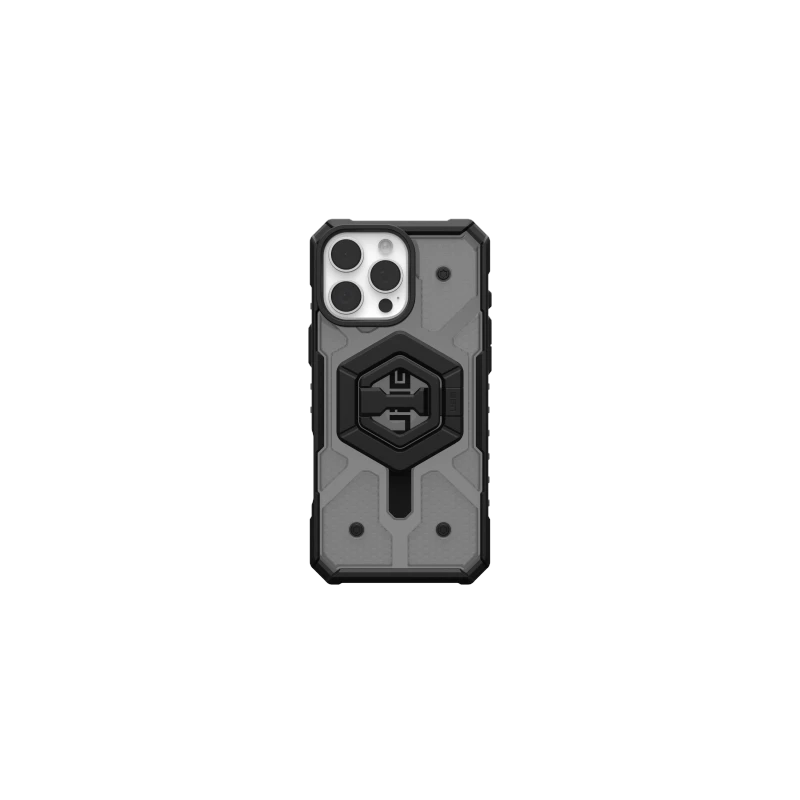 UAG Pathfinder Clear Magsafe Bundle - obudowa ochronna do iPhone 16 Pro Max kompatybilna z MagSafe oraz podstawka Magnetic Ring 