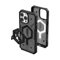 UAG Pathfinder Clear Magsafe Bundle - obudowa ochronna do iPhone 16 Pro Max kompatybilna z MagSafe oraz podstawka Magnetic Ring 