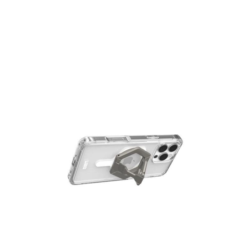 UAG Plyo Magsafe Bundle - obudowa ochronna do iPhone 16 Pro Max kompatybilna z MagSafe oraz podstawka Magnetic Ring Stand (ice-w