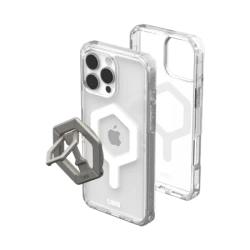 UAG Plyo Magsafe Bundle - obudowa ochronna do iPhone 16 Pro Max kompatybilna z MagSafe oraz podstawka Magnetic Ring Stand (ice-w