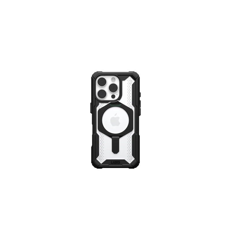 UAG Plasma XTE Magsafe - obudowa ochronna z podstawką do iPhone 16 Pro kompatybilna z MagSafe (black/clear)