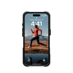 UAG Plasma XTE Magsafe - obudowa ochronna z podstawką do iPhone 16 Pro kompatybilna z MagSafe (black/clear)