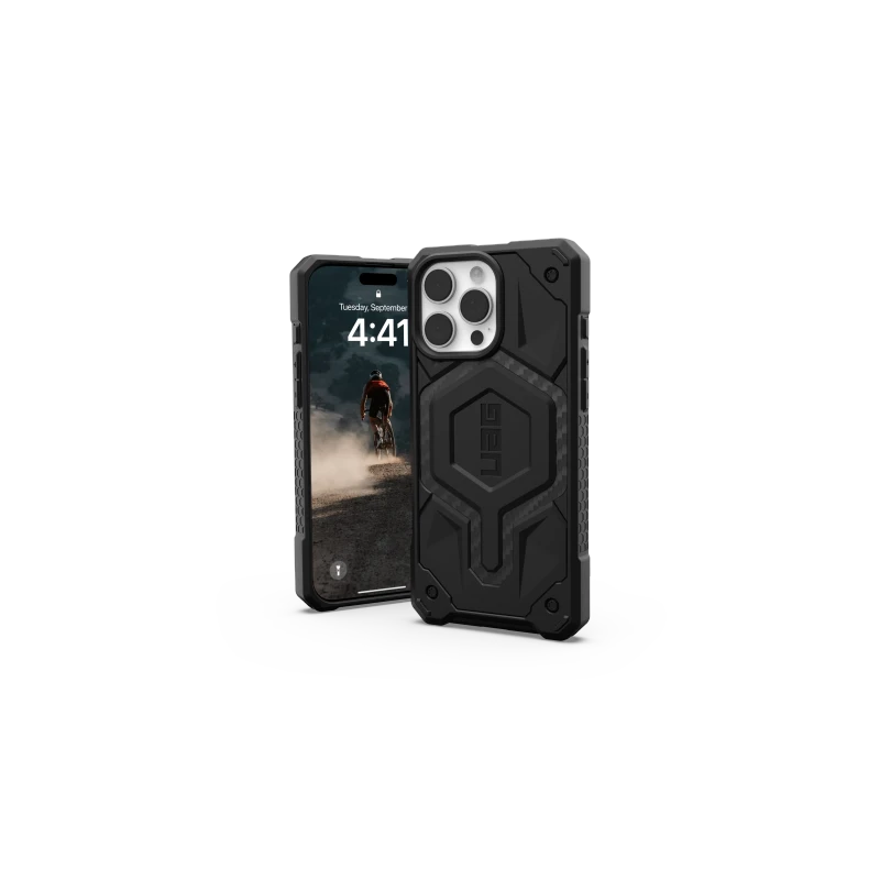 UAG Monarch Pro - obudowa ochronna do iPhone 16 Pro Max kompatybilna z MagSafe (carbon fiber)