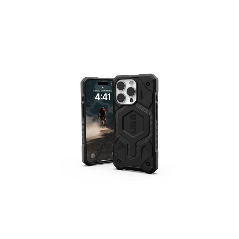 UAG Monarch Pro - obudowa ochronna do iPhone 16 Pro kompatybilna z MagSafe (carbon fiber)
