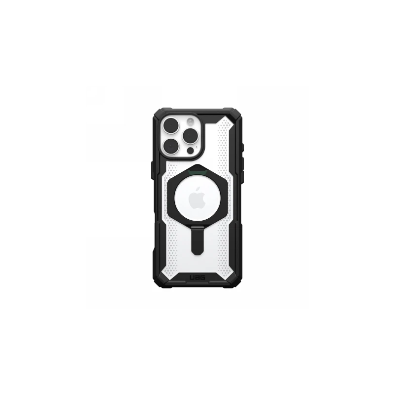 UAG Plasma XTE Magsafe - obudowa ochronna z podstawką do iPhone 16 Pro Max kompatybilna z MagSafe (black/clear)