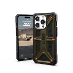 UAG Monarch - obudowa ochronna do iPhone 15 Pro (kevlar element green)