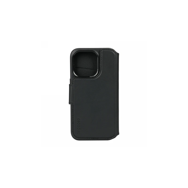 Decoded Detachable Wallet – skórzana obudowa ochronna do iPhone 15 Plus kompatybilna z MagSafe (black)