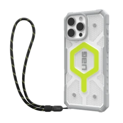 UAG Pathfinder Clear Magsafe Bundle - obudowa ochronna do iPhone 16 Pro Max kompatybilna z MagSafe oraz smycz na telefon (active