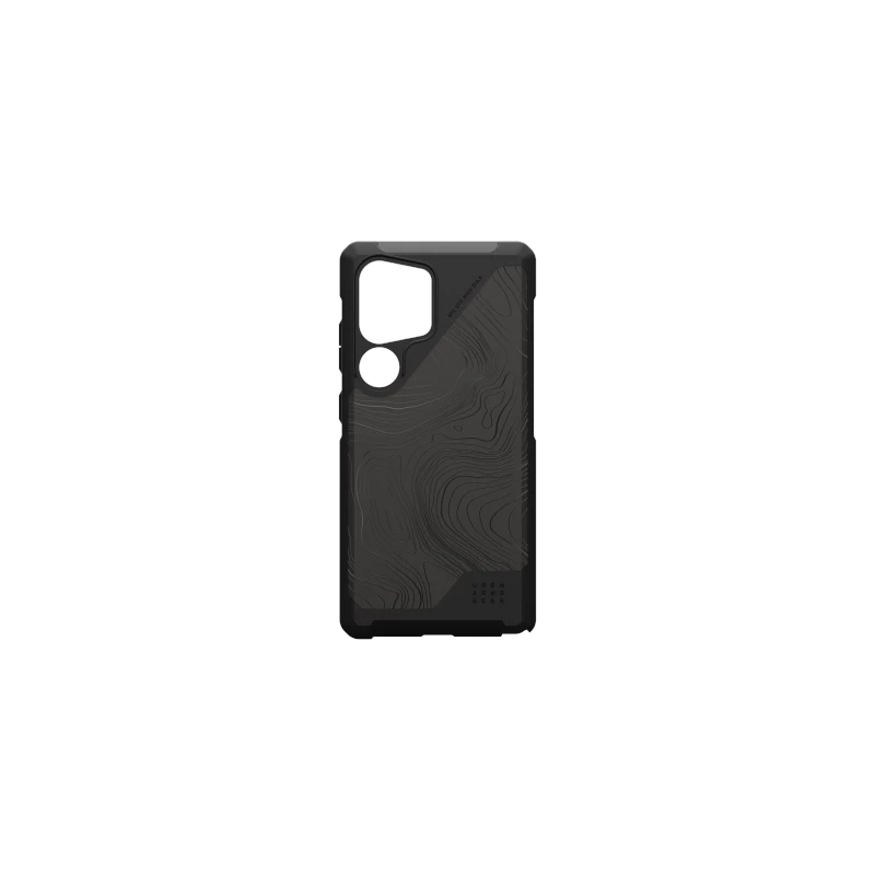 UAG Metropolis LT Magnet -  obudowa ochronna do Samsung Galaxy S25 Ultra 5G z wbudowanym modułem magnetycznym (topography black)