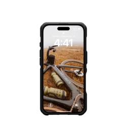 UAG Metropolis LT Magsafe - obudowa ochronna do iPhone 16 kompatybilna z MagSafe (kevlar black)