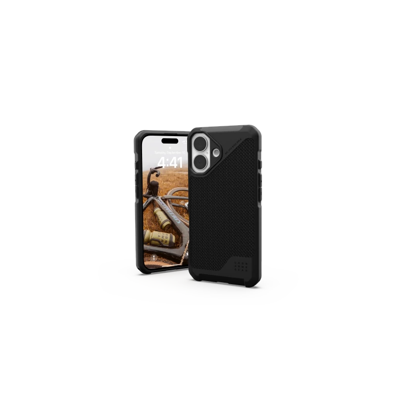 UAG Metropolis LT Magsafe - obudowa ochronna do iPhone 16 kompatybilna z MagSafe (kevlar black)