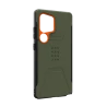 UAG Civilian Pro -  obudowa ochronna do Samsung Galaxy S25 Ultra 5G z wbudowanym modułem magnetycznym (olive/orange)