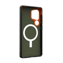UAG Civilian Pro -  obudowa ochronna do Samsung Galaxy S25 Ultra 5G z wbudowanym modułem magnetycznym (olive/orange)