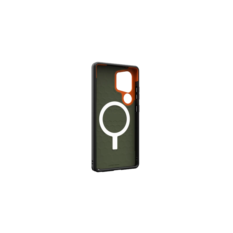 UAG Civilian Pro -  obudowa ochronna do Samsung Galaxy S25 Ultra 5G z wbudowanym modułem magnetycznym (olive/orange)