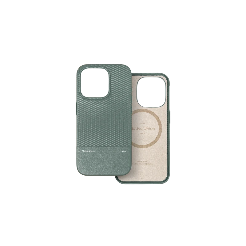 Native Union (RE)Classic Case - obudowa ochronna do iPhone 16 Pro kompatybilna z MagSafe (slate green)