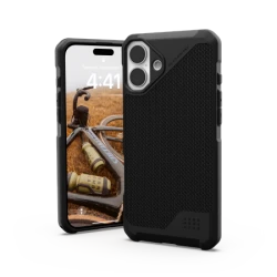 UAG Metropolis LT Magsafe - obudowa ochronna do iPhone 16 Plus kompatybilna z MagSafe (kevlar black)