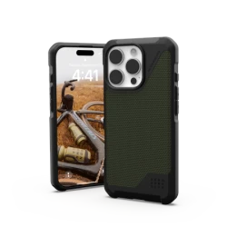 UAG Metropolis LT Magsafe - obudowa ochronna do iPhone 16 Pro kompatybilna z MagSafe (kevlar olive)