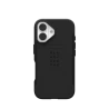 UAG Civilian Magsafe - obudowa ochronna do iPhone 16 kompatybilna z MagSafe (black)