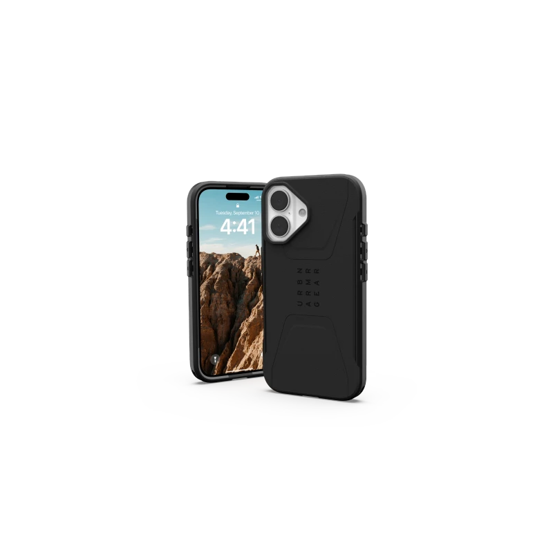 UAG Civilian Magsafe - obudowa ochronna do iPhone 16 kompatybilna z MagSafe (black)
