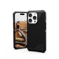 UAG Metropolis LT Magsafe - obudowa ochronna do iPhone 15 Pro kompatybilna z MagSafe (kevlar black)