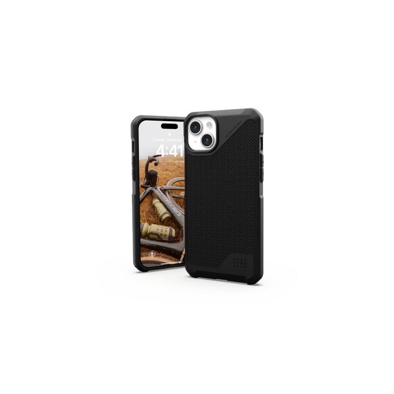 UAG Metropolis LT Magsafe - obudowa ochronna do iPhone 15 Plus kompatybilna z MagSafe (kevlar black)