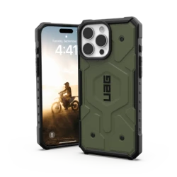 UAG Pathfinder Magsafe - obudowa ochronna do iPhone 16 Pro Max kompatybilna z MagSafe (olive)