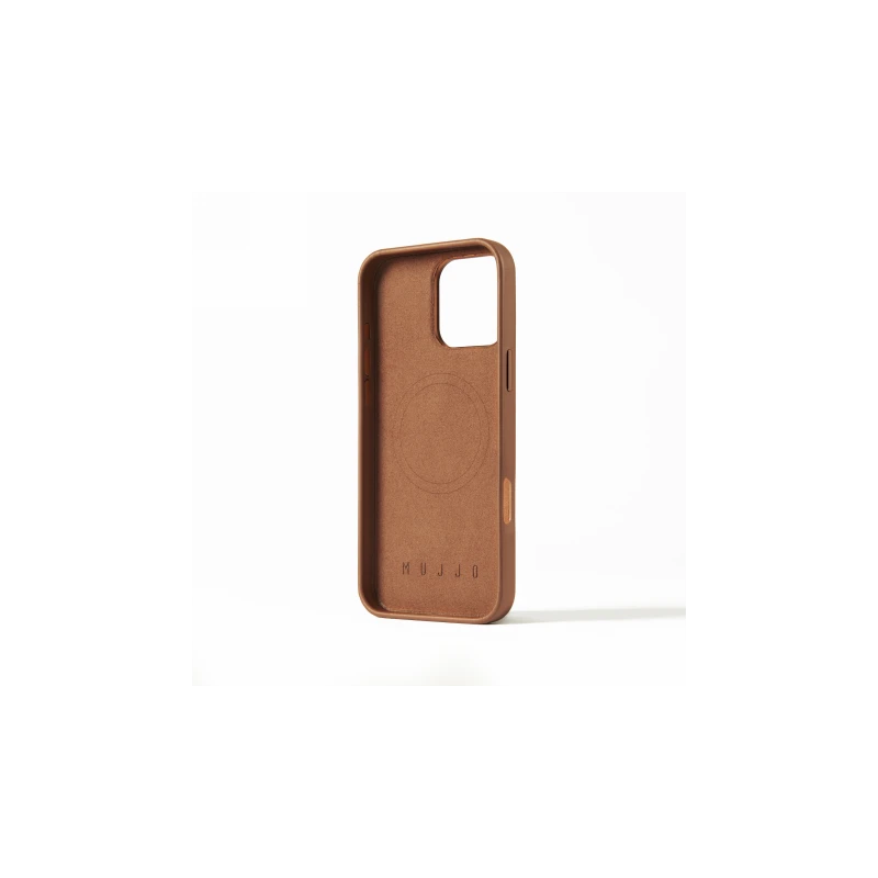 Mujjo Leather Case - etui skórzane do iPhone 16 Pro Max kompatybilne z MagSafe (tan)
