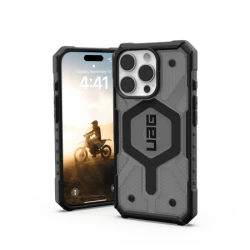 UAG Pathfinder Clear Magsafe - obudowa ochronna do iPhone 16 Pro kompatybilna z MagSafe (ash)
