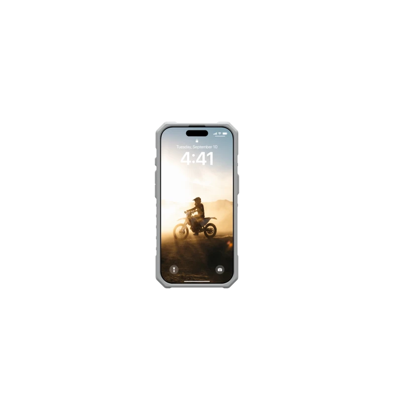 UAG Pathfinder Clear Magsafe - obudowa ochronna do iPhone 16 Pro kompatybilna z MagSafe (active neon)