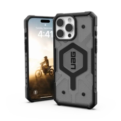 UAG Pathfinder Clear Magsafe - obudowa ochronna do iPhone 16 Pro Max kompatybilna z MagSafe (ash)