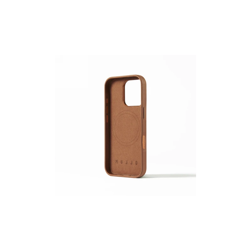 Mujjo Leather Case - etui skórzane do iPhone 16 Pro kompatybilne z MagSafe (tan)