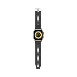 Decoded Ultra Traction - silikonowy pasek do Apple Watch 49/45/44/42 mm Gen 1-9 - SE (black)