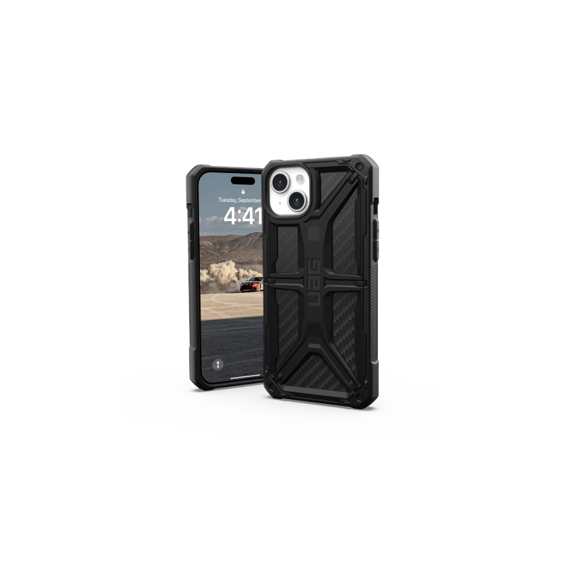 UAG Monarch - obudowa ochronna do iPhone 15 Plus (carbon fiber)