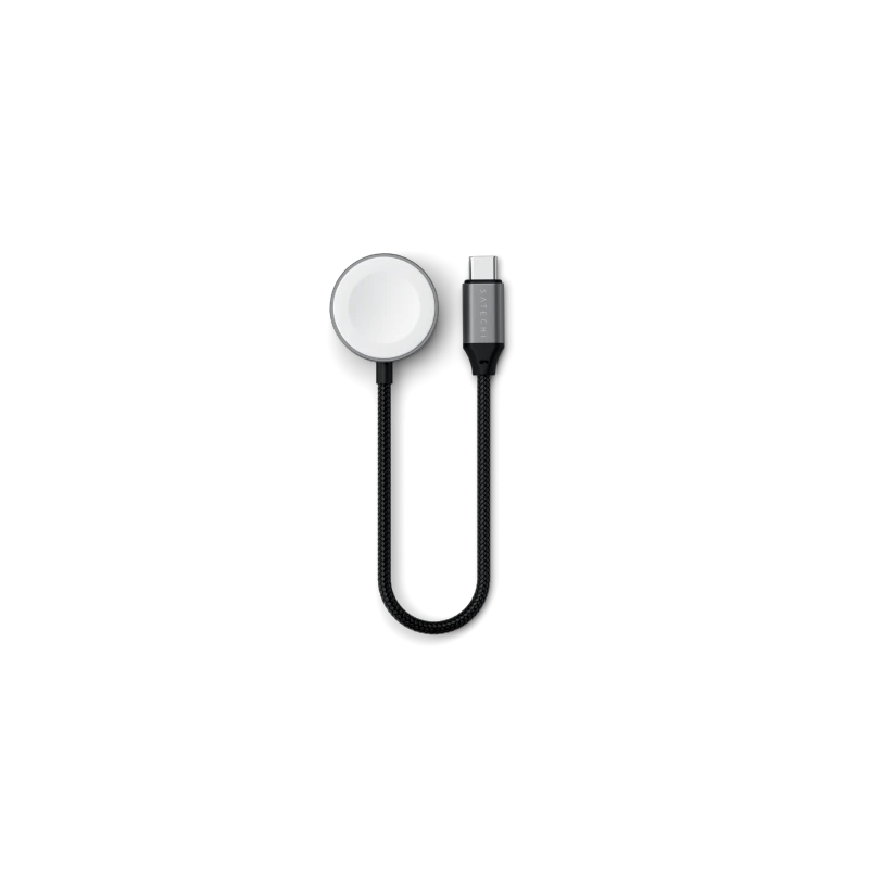 Satechi USB-C Fast Charging Cable - kabel ładujący USB-C do Apple Watch, 5W 20 cm (space gray)