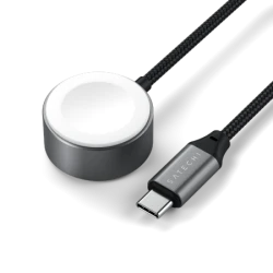 Satechi USB-C Fast Charging Cable - kabel ładujący USB-C do Apple Watch, 5W 20 cm (space gray)