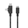 Native Union Belt Cable Duo Pro 240W - kabel USB-C - USB-C / lightning, 2,4 m (cosmos)