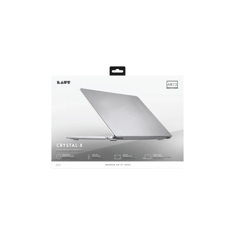 LAUT Slim Crystal-X - obudowa ochronna do Macbook  Air 13" M2 2022 / M3 2024 (crystal)