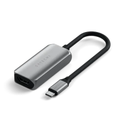 Satechi Single Port Adapter - adapter USB-C do HDMI 2.1 8K (space gray)