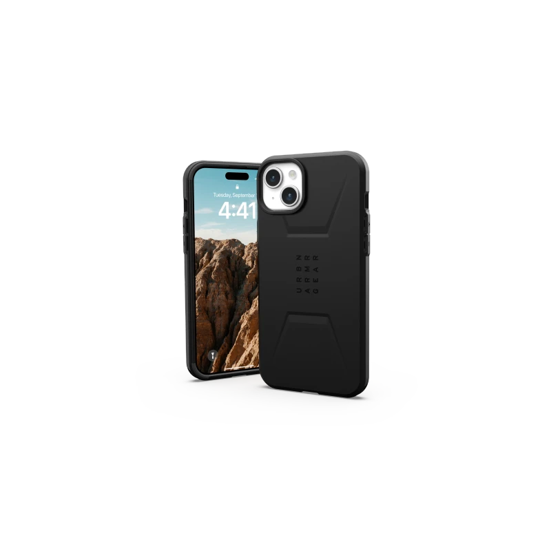 UAG Civilian Magsafe - obudowa ochronna do iPhone 15 Plus kompatybilna z MagSafe (black)