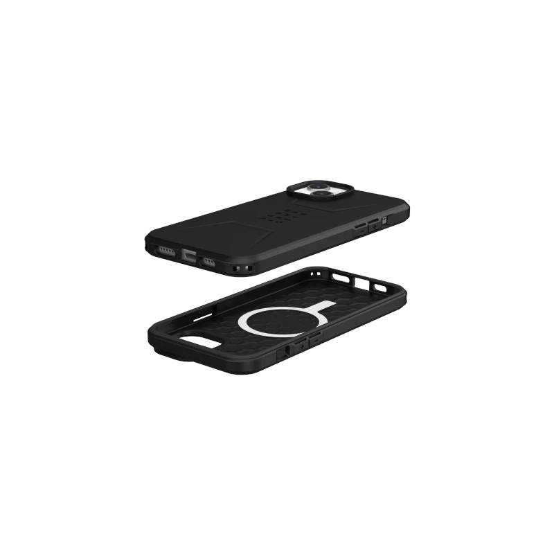 UAG Civilian Magsafe - obudowa ochronna do iPhone 15 Plus kompatybilna z MagSafe (black)