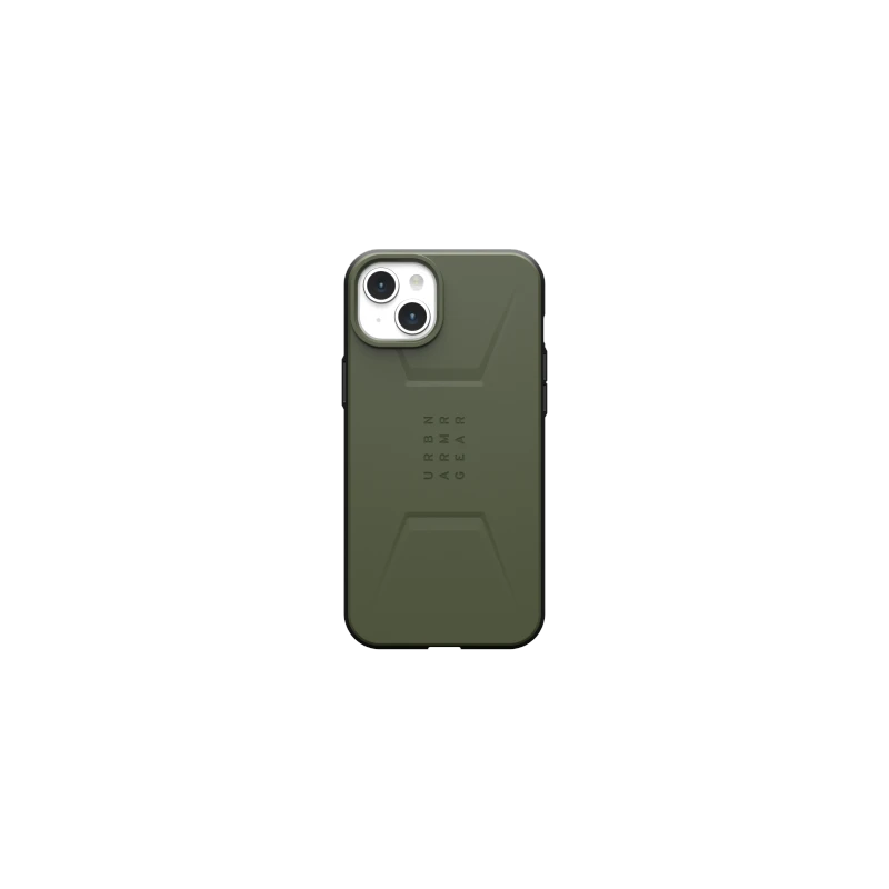 UAG Civilian Magsafe - obudowa ochronna do iPhone 15 Plus kompatybilna z MagSafe (olive)