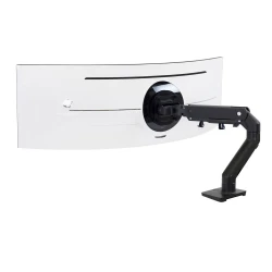 Ergotron HX Desk Monitor HD Pivot regulowany uchwyt biurkowy czarny Odyssey