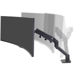 Ergotron HX Desk Monitor HD Pivot regulowany uchwyt biurkowy czarny Odyssey