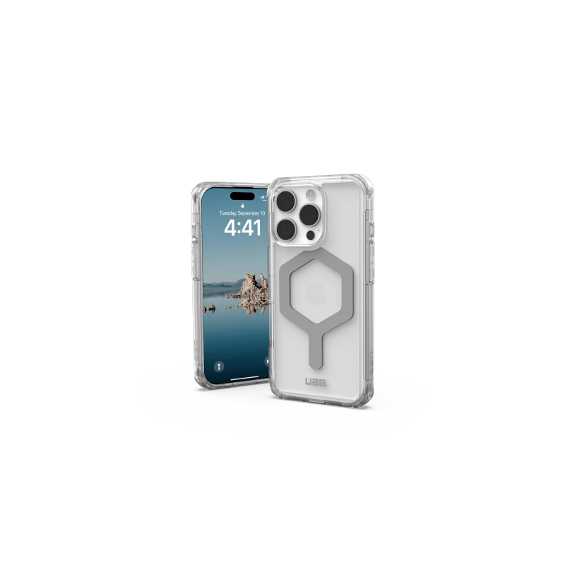 UAG Plyo Magsafe - obudowa ochronna do iPhone 16 Pro kompatybilna z MagSafe (ice/silver)