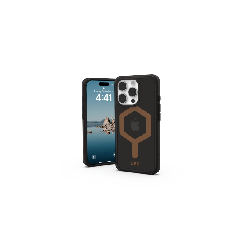 UAG Plyo Magsafe - obudowa ochronna do iPhone 16 Pro kompatybilna z MagSafe (black/bronze)