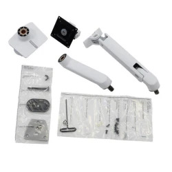 Ergotron HX Desk Monitor HD Pivot regulowany uchwyt biurkowy biały dedykowany do Samsung Odyssey